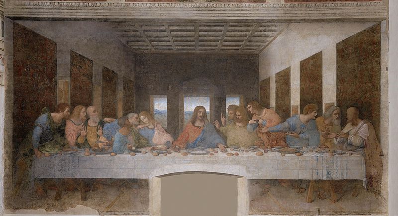 Last Supper (1498 Leonardo), art