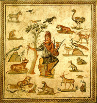 A pagan representation of Orpheus