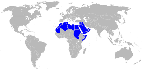 Arabic language Map.png